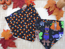 Load image into Gallery viewer, Halloween Dogs in Costumes Bandana
