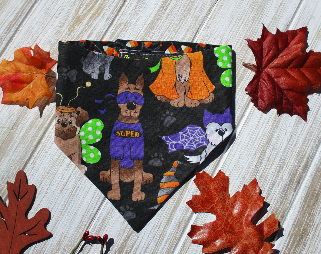 Halloween Dogs in Costumes Bandana