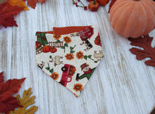 Load image into Gallery viewer, Fall Scarecrow on Farm Harvest Bandana
