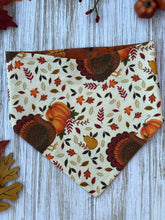 Load image into Gallery viewer, Turkeys &amp; Pumpkins Bandana
